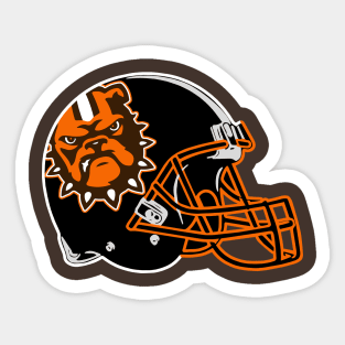 Helmet Browns Football - Fanart Design Sticker